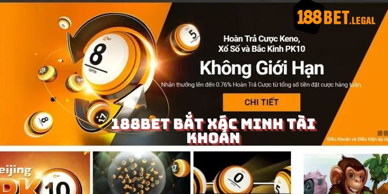 188bet bắt xác minh tài khoản